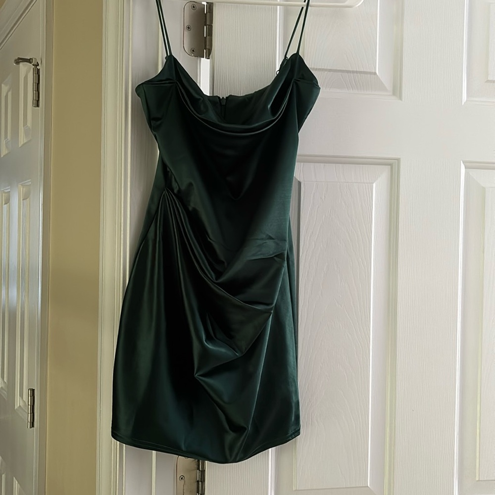 Lucy in the Sky Emerald Homecoming Dress